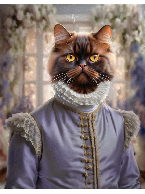 Noble Lords Pet Period Style Customized Photo Paintings