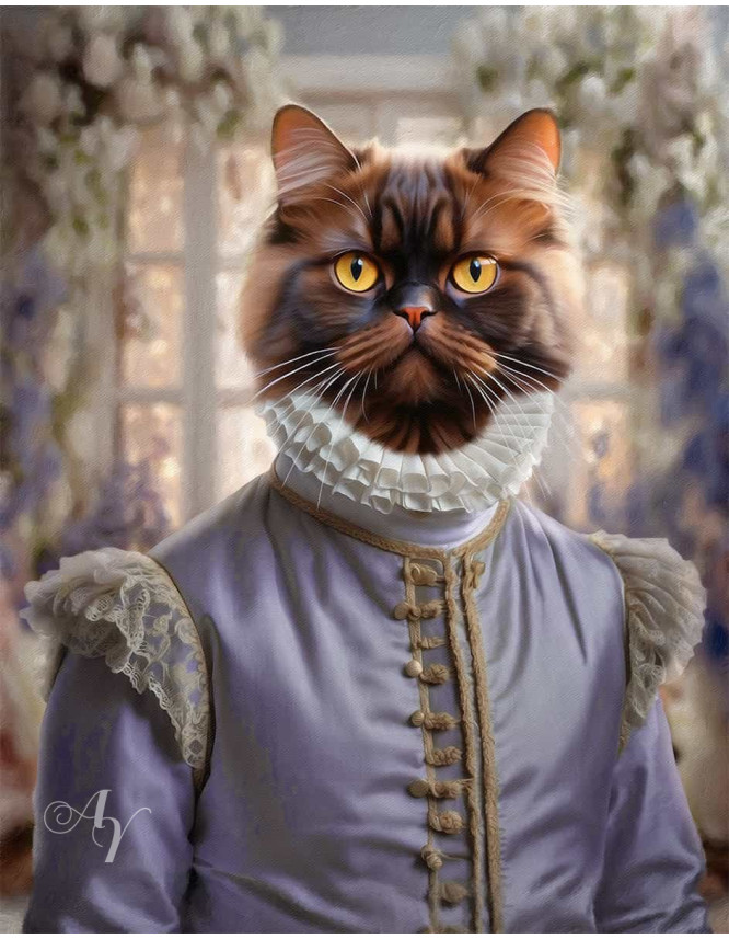 Noble Lords Pet Period Style Customized Photo Paintings Noble Lords Pet Period Style Customized Photo Paintings