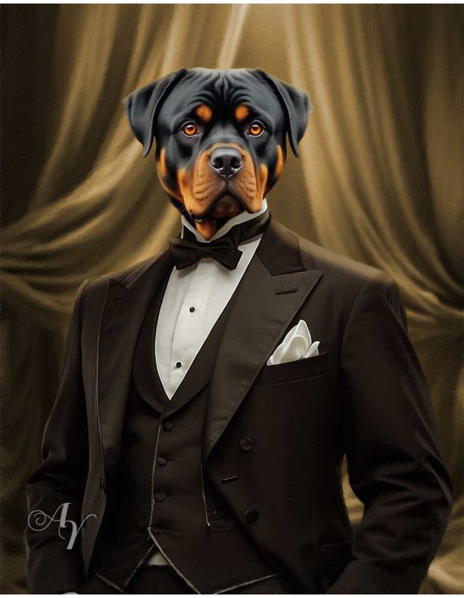 Noble Lords Pet Period Style Customized Photo Paintings Noble Lords Pet Period Style Customized Photo Paintings