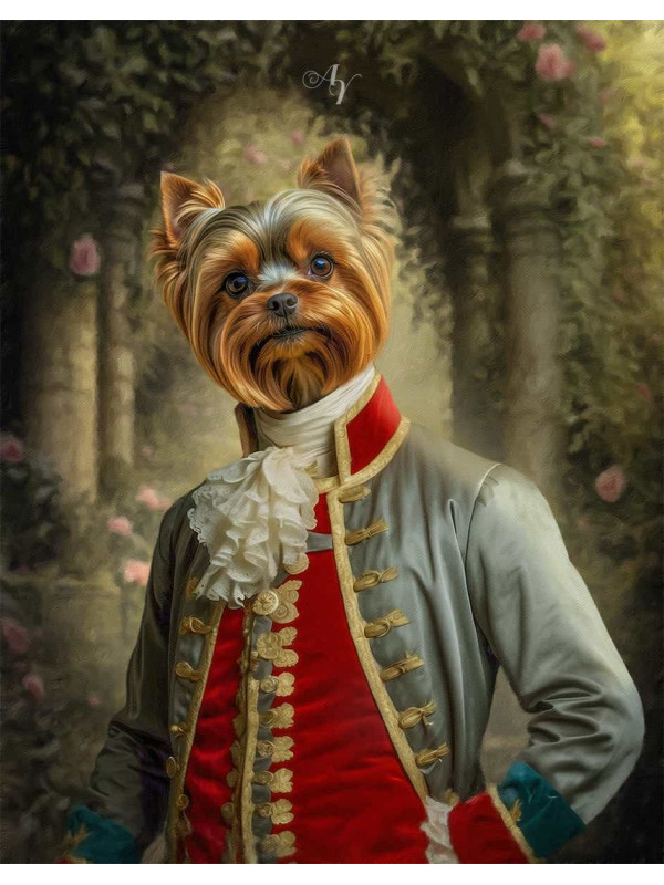 Noble Lords Pet Period Style Customized Photo Paintings