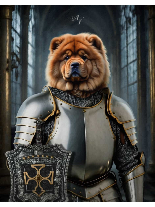 Noble Lords Pet Period Style Customized Photo Paintings
