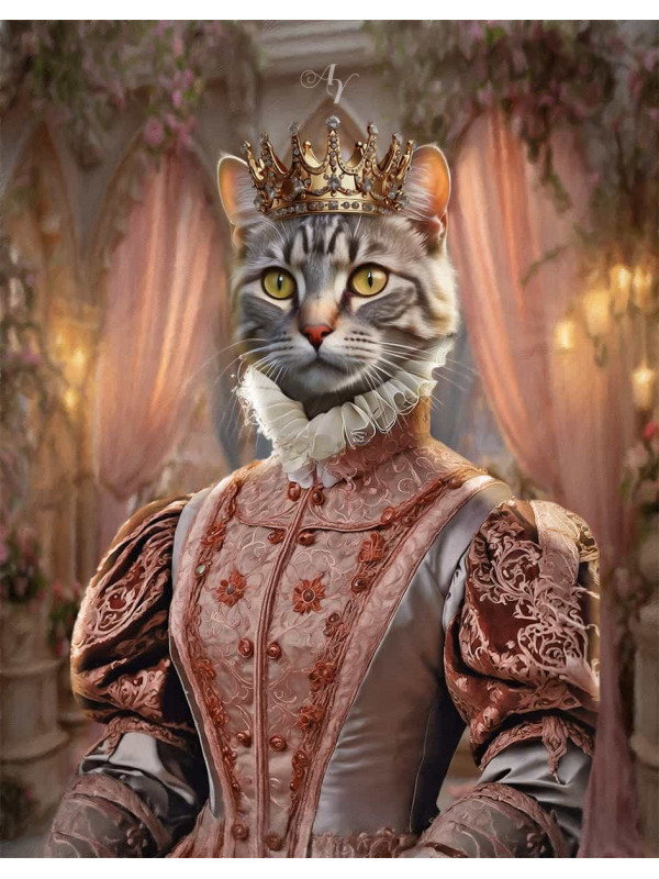 Princess Pet Customized Photo Paintings