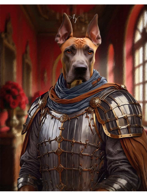 Noble Lords Pet Period Style Customized Photo Paintings