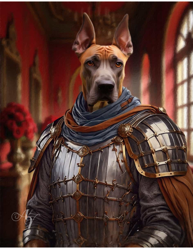 Noble Lords Pet Period Style Customized Photo Paintings Noble Lords Pet Period Style Customized Photo Paintings