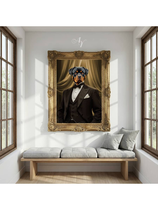 Noble Lords Pet Period Style Customized Photo Paintings