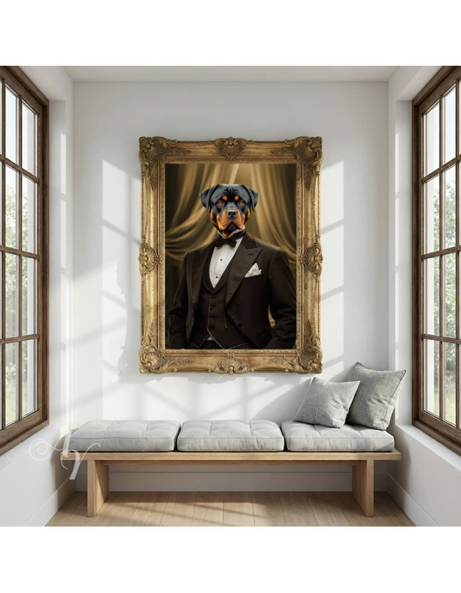 Noble Lords Pet Period Style Customized Photo Paintings