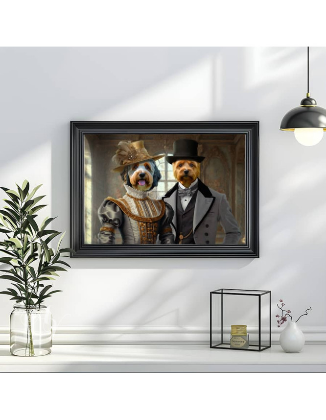 Noble Lords Pet Period Style Customized Photo Paintings Noble Lords Pet Period Style Customized Photo Paintings