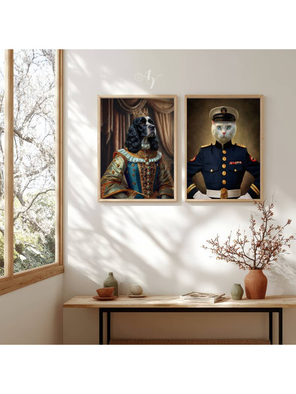 Custom Pet Military Customized Photo Paintings
