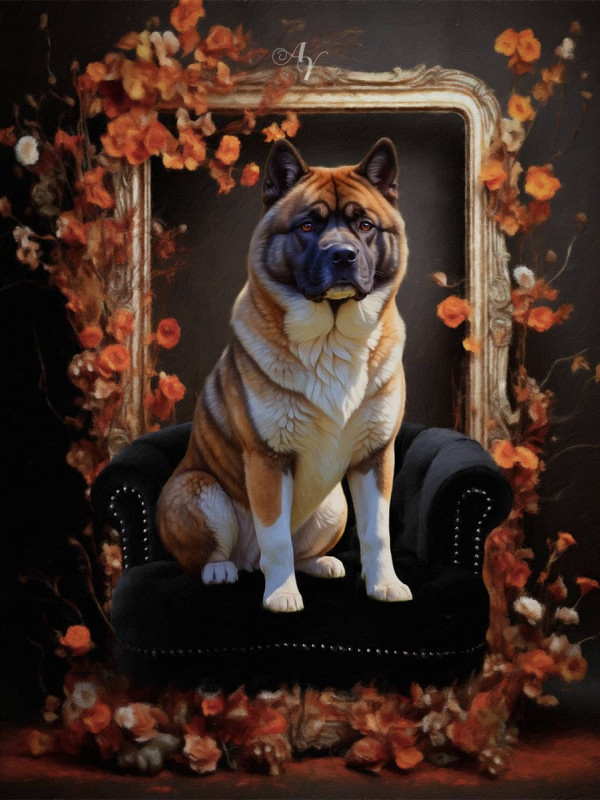 Autumn Pet Customized Photo Paintings