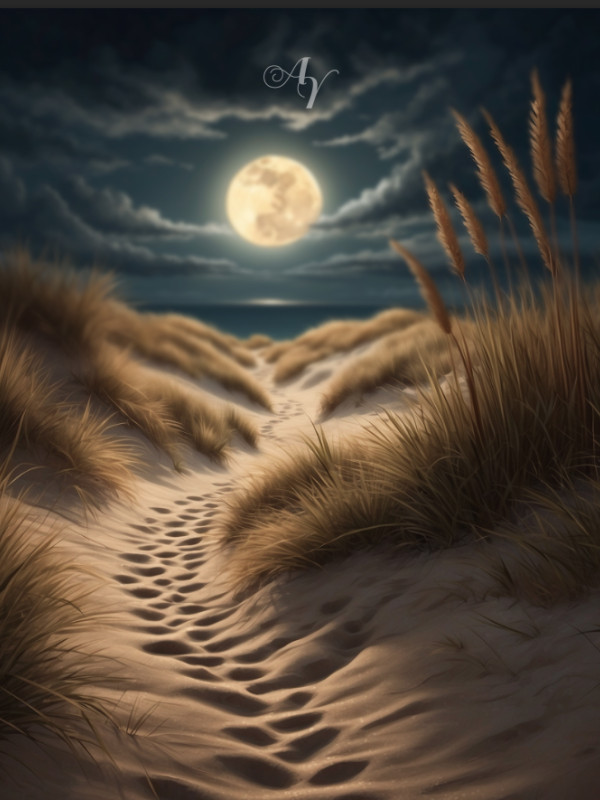 Beach Scene Pet Customized Photo Paintings