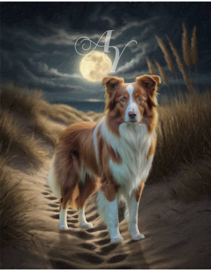 Beach Scene Pet Customized Photo Paintings Beach Scene Pet Customized Photo Paintings