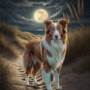 Beach Scene Pet Customized Photo Paintings