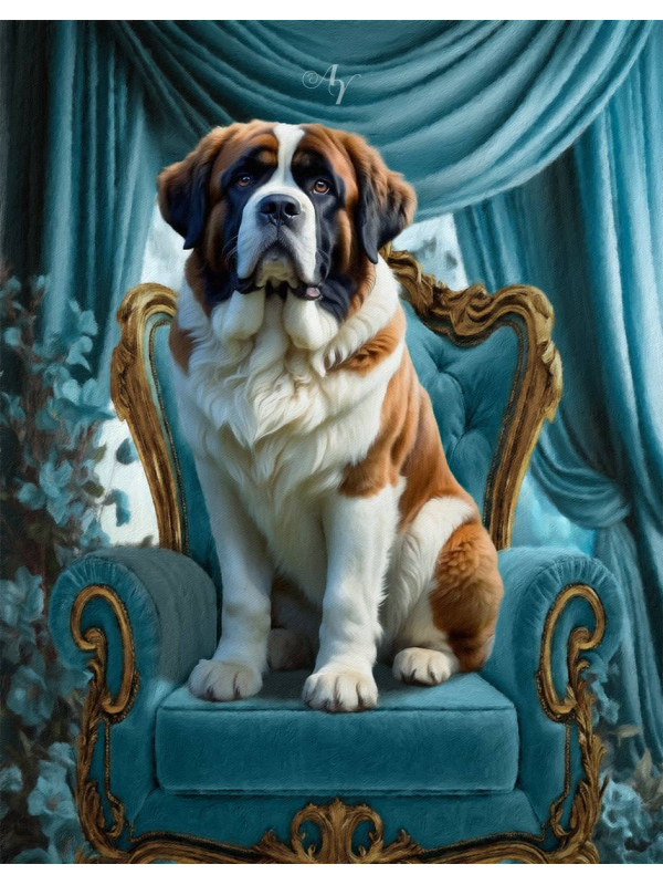 Spring Theme Pet Customized Photo Paintings