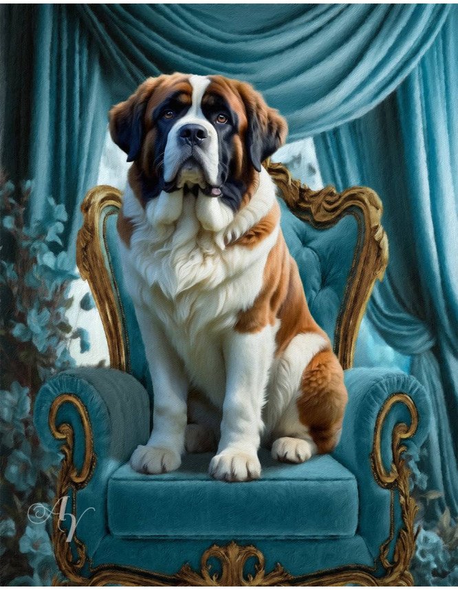 Spring Theme Pet Customized Photo Paintings Spring Theme Pet Customized Photo Paintings