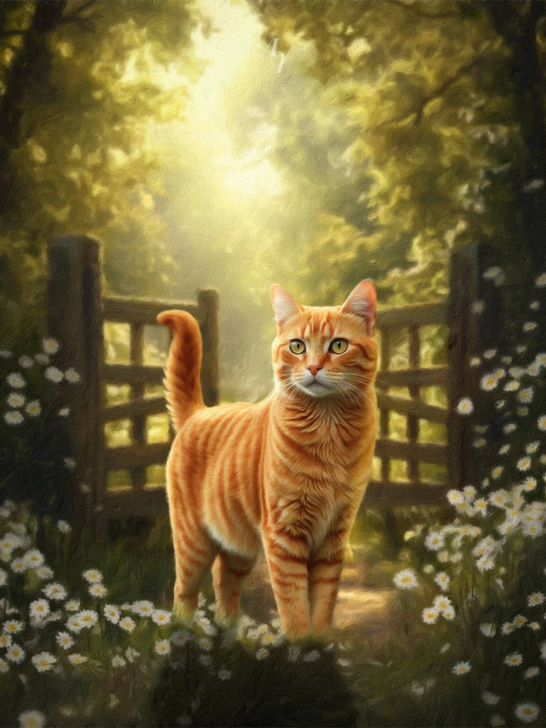 Spring Theme Pet Customized Photo Paintings