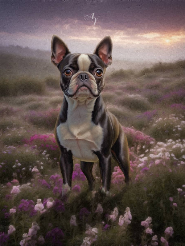 Spring Theme Pet Customized Photo Paintings