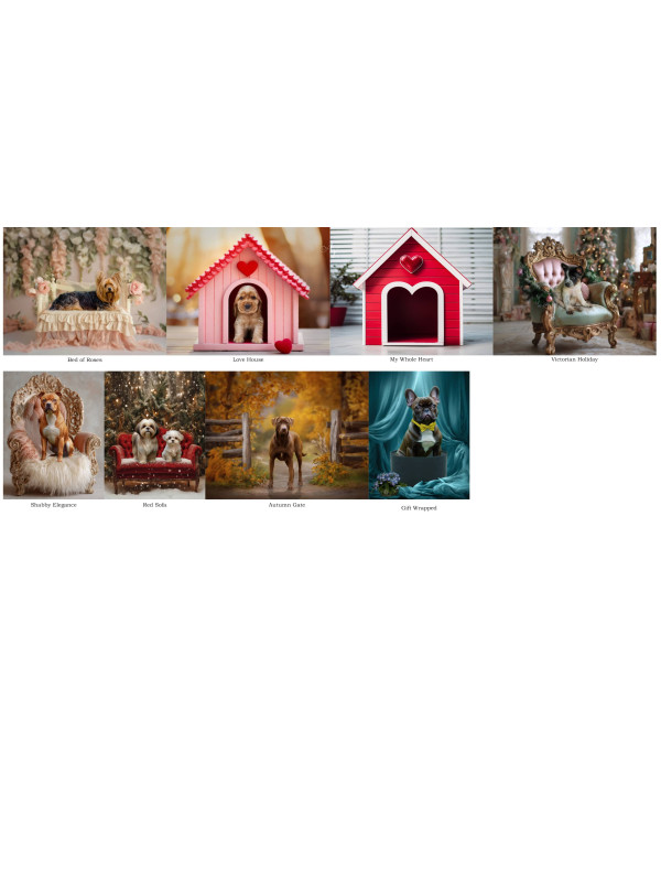 Fantasy Scene Customized Photo Paintings for Dogs, Cats, Horses