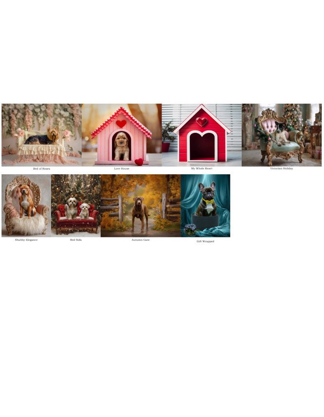 Fantasy Scene Customized Photo Paintings for Dogs, Cats, Horses Fantasy Scene Customized Photo Paintings for Dogs, Cats, Horses