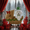 Festive Holiday Pet Customized Photo Paintings