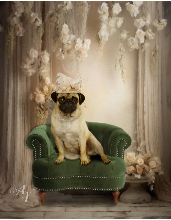 Victorian Classic Studio Pet Customized Photo Paintings