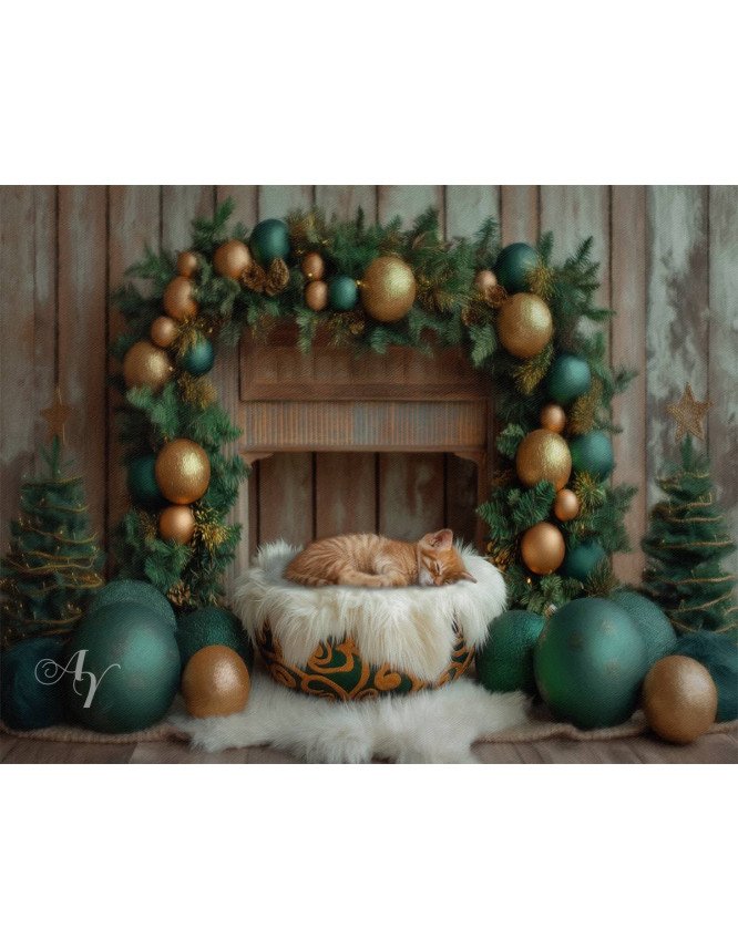 Festive Christmas Holiday Pet Customized Photo Paintings Festive Christmas Holiday Pet Customized Photo Paintings
