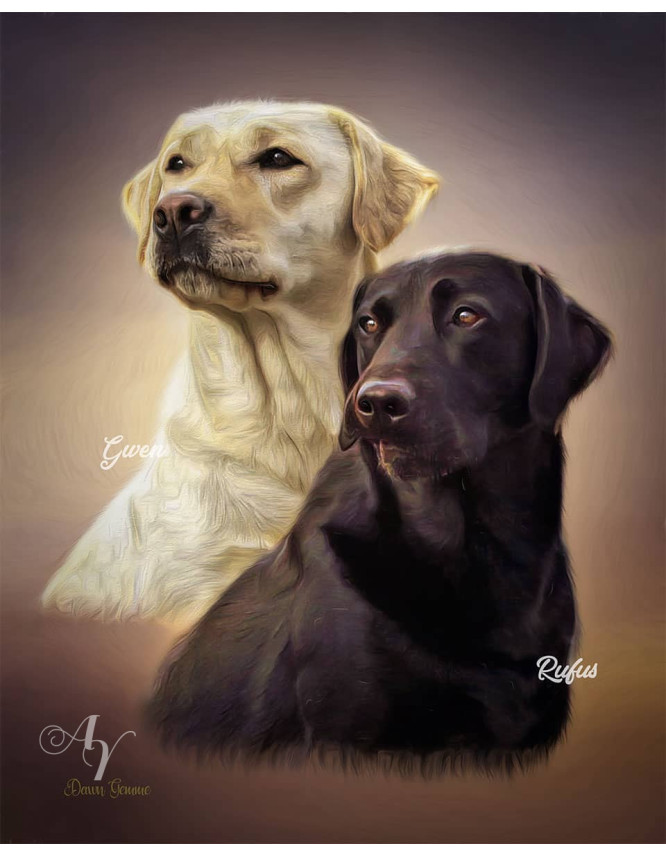Classic All Pet Customized Photo Paintings Classic All Pet Customized Photo Paintings