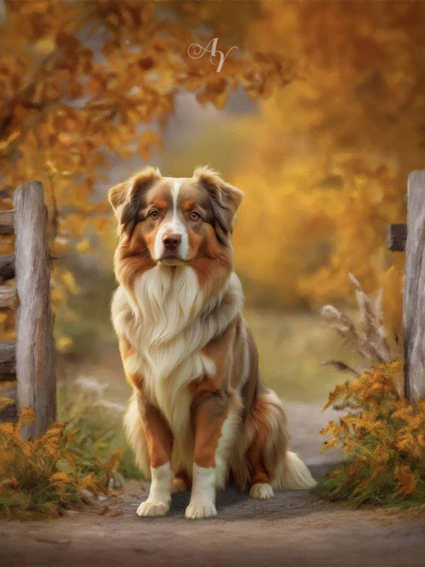 Fantasy Scene Pet Customized Photo Paintings