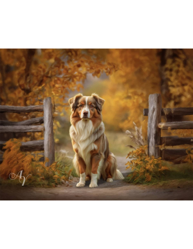 Fantasy Scene Customized Photo Paintings for Dogs, Cats, Horses Fantasy Scene Customized Photo Paintings for Dogs, Cats, Horses