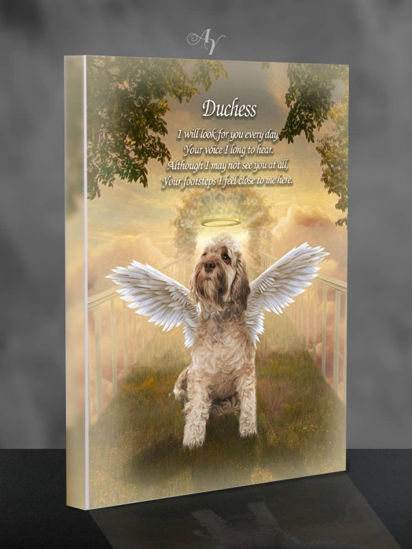Sky Bridge Pet Memorial Customized Photo Paintings