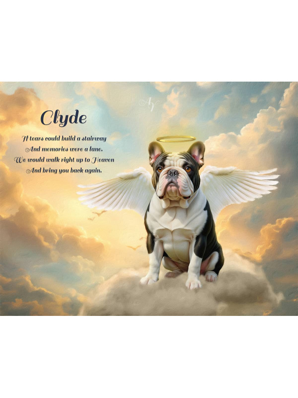 Heavens Glow Pet Memorial Customized Photo Paintings