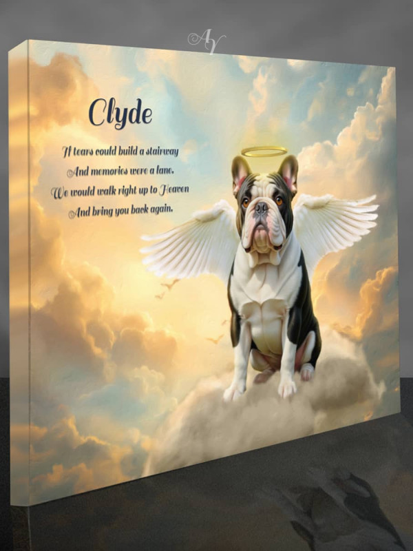 Heavens Glow Pet Memorial Customized Photo Paintings
