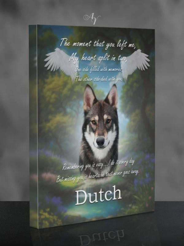 Heavens Garden Pet Memorial Customized Photo Paintings