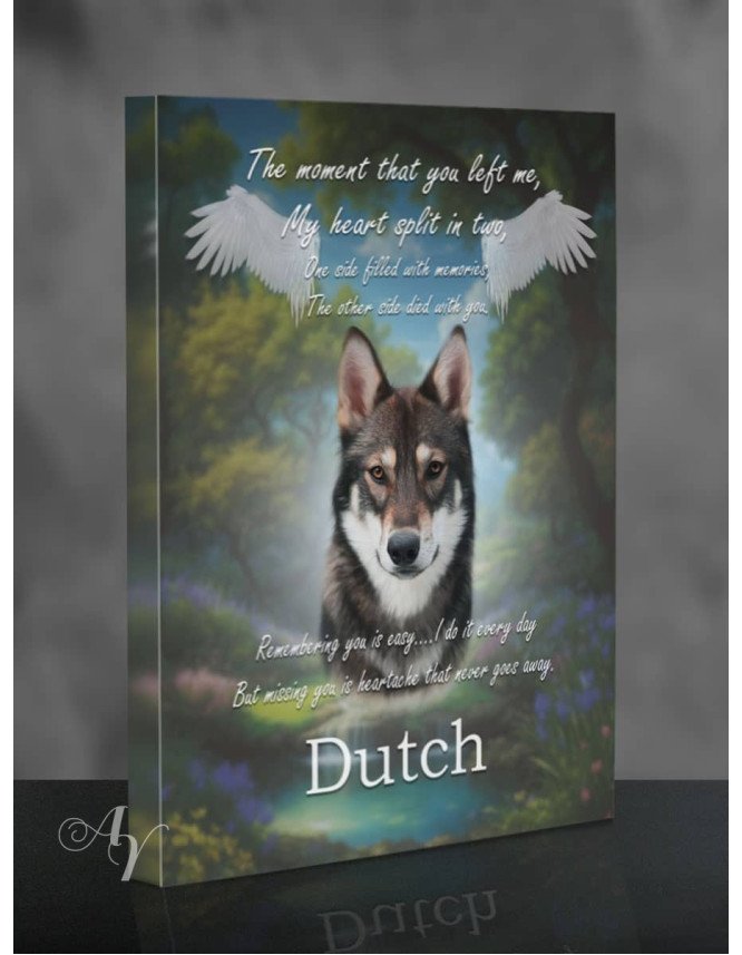 Heavens Garden Pet Loss Memorial Customized Photo Paintings Heavens Garden Pet Loss Memorial Customized Photo Paintings