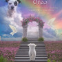 Stairway To Heaven Pet Memorial Portrait Painting