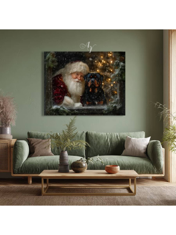 Pets with Holiday Pet Customized Photo Paintings