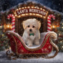 Santa Workship Pet Customized Photo Paintings