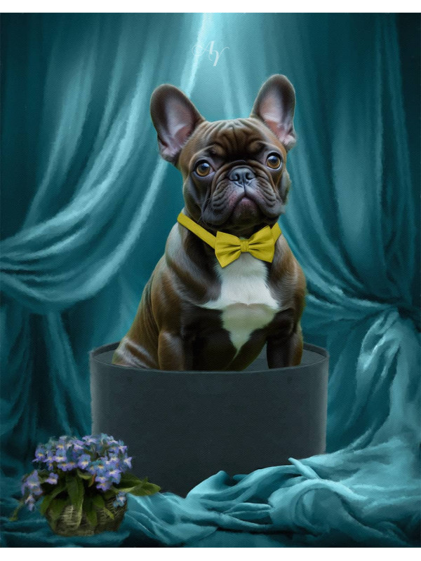 Victorian Veils Pet Customized Photo Paintings