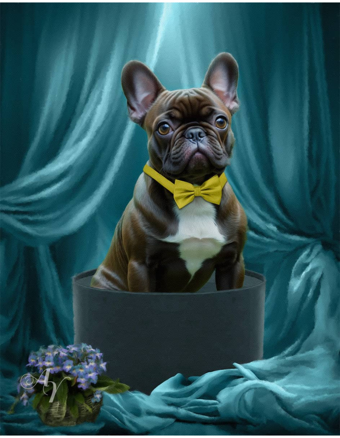 Victorian Veils Pet Customized Photo Paintings