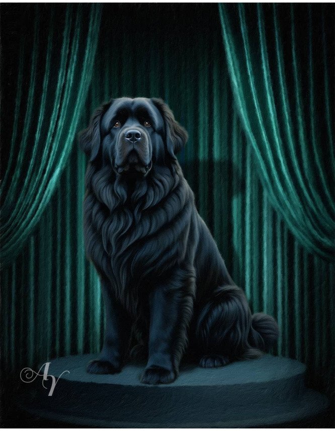 Fantasy Scene Customized Photo Paintings for Dogs, Cats, Horses Fantasy Scene Customized Photo Paintings for Dogs, Cats, Horses