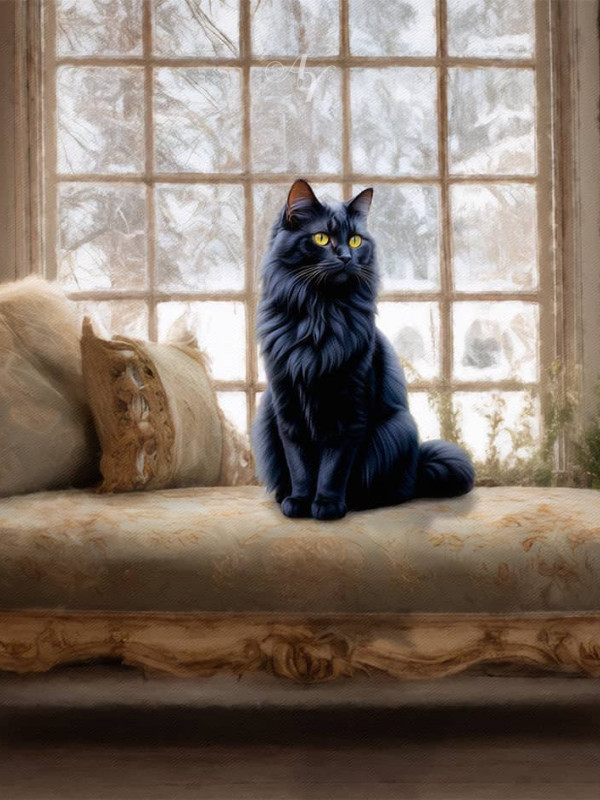 Victorian 3 Season Room Pet Customized Photo Paintings