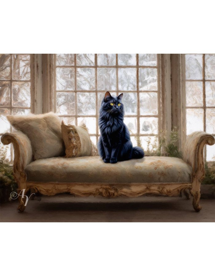 Victorian 3 Season Room Pet Customized Photo Paintings Victorian 3 Season Room Pet Customized Photo Paintings