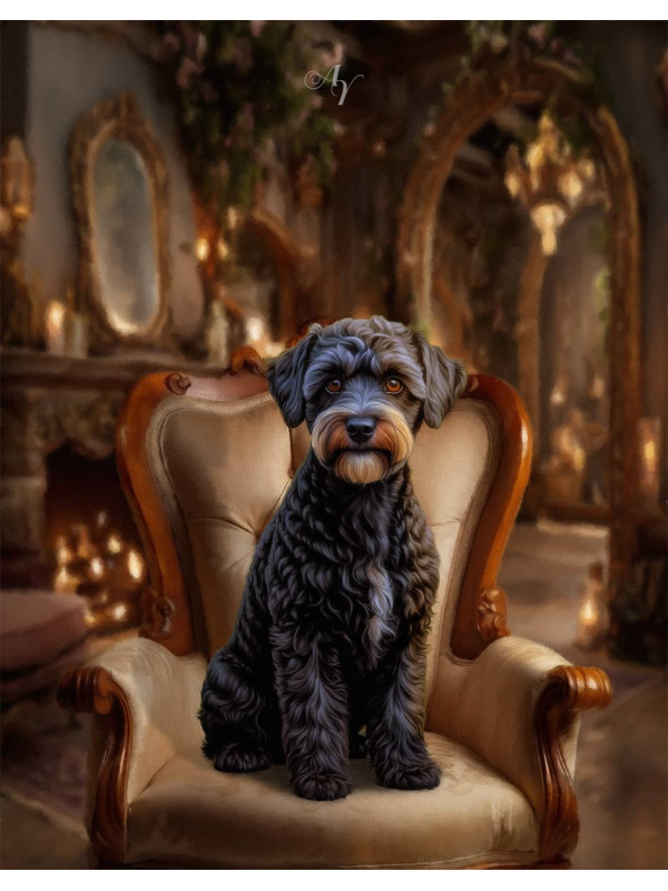 Victorian Great Room Pet Customized Photo Paintings