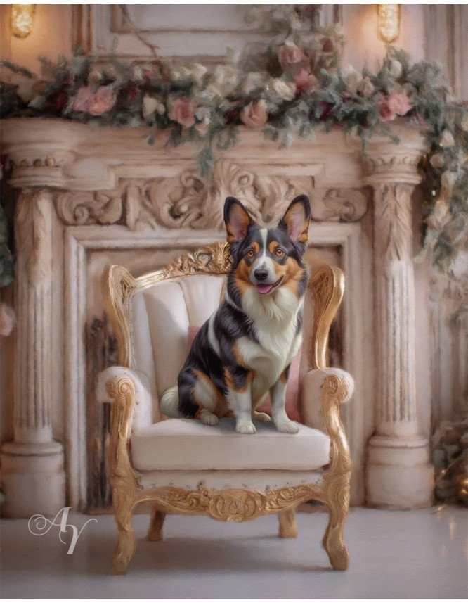 Victorian Rose Pet Customized Photo Paintings Victorian Rose Pet Customized Photo Paintings