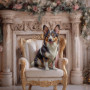 Victorian Rose Pet Customized Photo Paintings