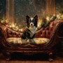 Victorian Candlelit Salon Pet Customized Photo Paintings