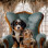 Victorian Sitting Room Pet Customized Photo Paintings