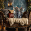 Victorian Sled Bed Pet Customized Photo Paintings
