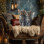 Victorian Sled Bed Pet Customized Photo Paintings