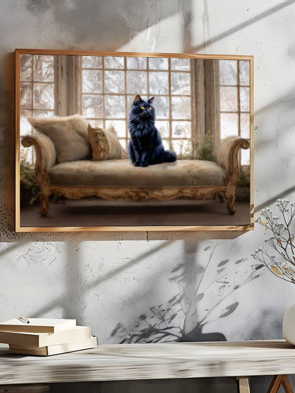 Victorian 3 Season Room Pet Customized Photo Paintings