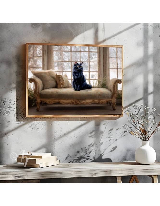 Victorian 3 Season Room Pet Customized Photo Paintings